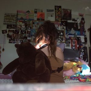 Vintage Brown Bear Backpack 🎒